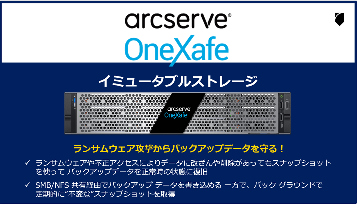 Arcserve OneXafe